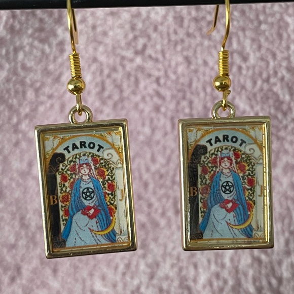 Tarot Card Earrings - Picture 2 of 4